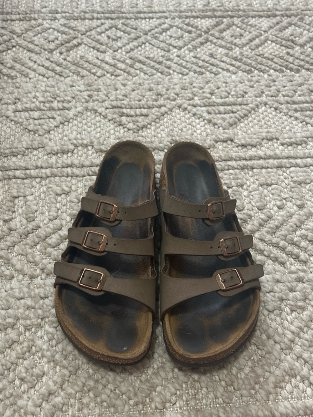 Birkenstock Arizona Sandals in Dark Brown